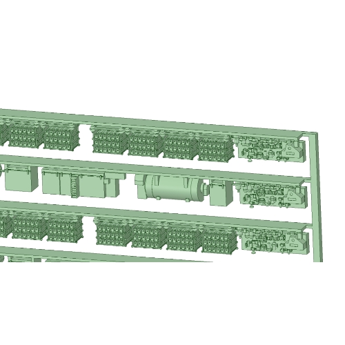 HK51-02：5100系登場時10連仕様床下機器【武蔵模型工房　Nゲージ 鉄道模型】